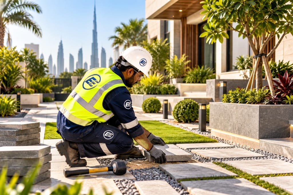 Luxury soft and hard landscaping in Dubai — Euro Edge Technical Services