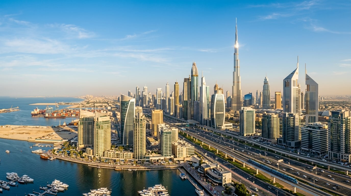 Euro Edge Industries We Serve Wallpaper - Dubai Skyline & Engineering