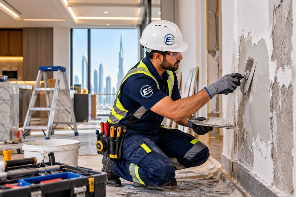 Plastering - Euro Edge Technical Services Dubai