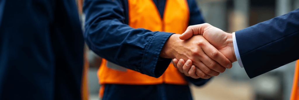 Euro Edge Partnership Handshake Wallpaper
